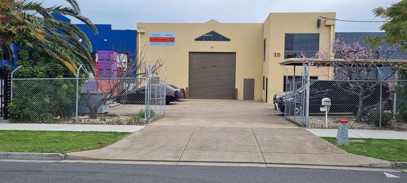 Australian Rectifiers workshop at 15 Richards Road, Hoppers Crossing
